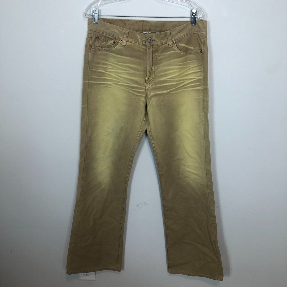 LUCKY BRAND Tan Bootcut Beige Denim Jeans Size 12